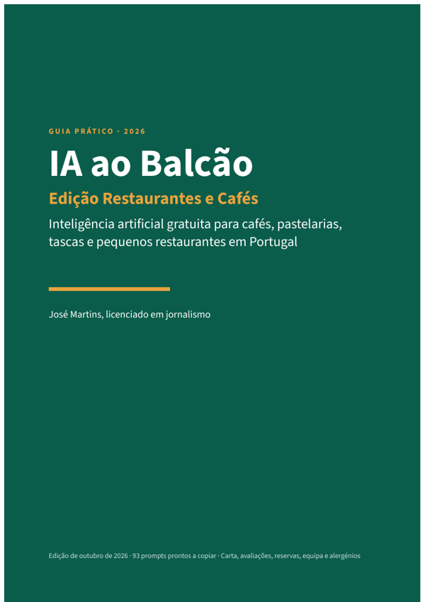 Capa da Edição Restaurantes e Cafés